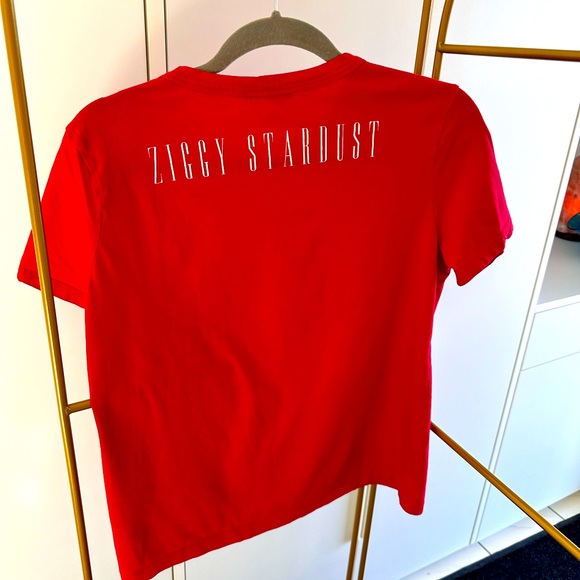 Zara David Bowie / Ziggy Stardust graphic T-shirt size S - Picture 2 of 6